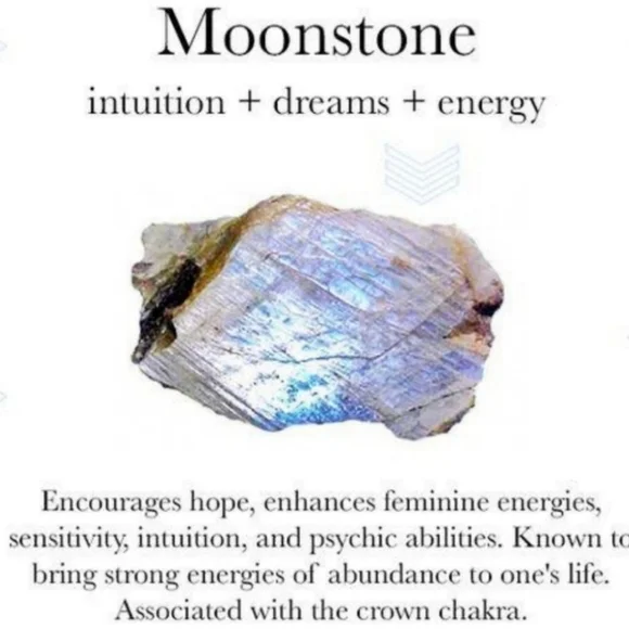 Moonstone genuine raw ring - Picture 5 of 6